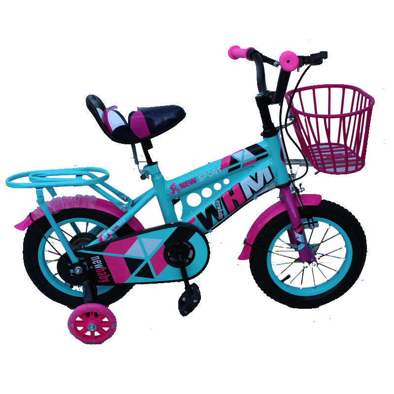 BICYCLETTE POUR ENFANT 12" - Rose|Bleu BICYCLETTE POUR ENFANT 12" - Rose|Bleu