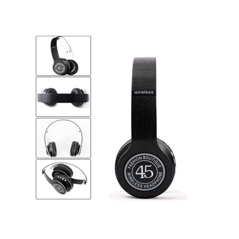 Casque Stéréo Sans Fil P45 Bluetooth Noir