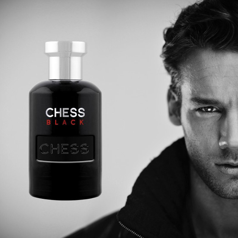 EAU DE TOILETTE CHESS BLACK POUR  HOMME 100ML