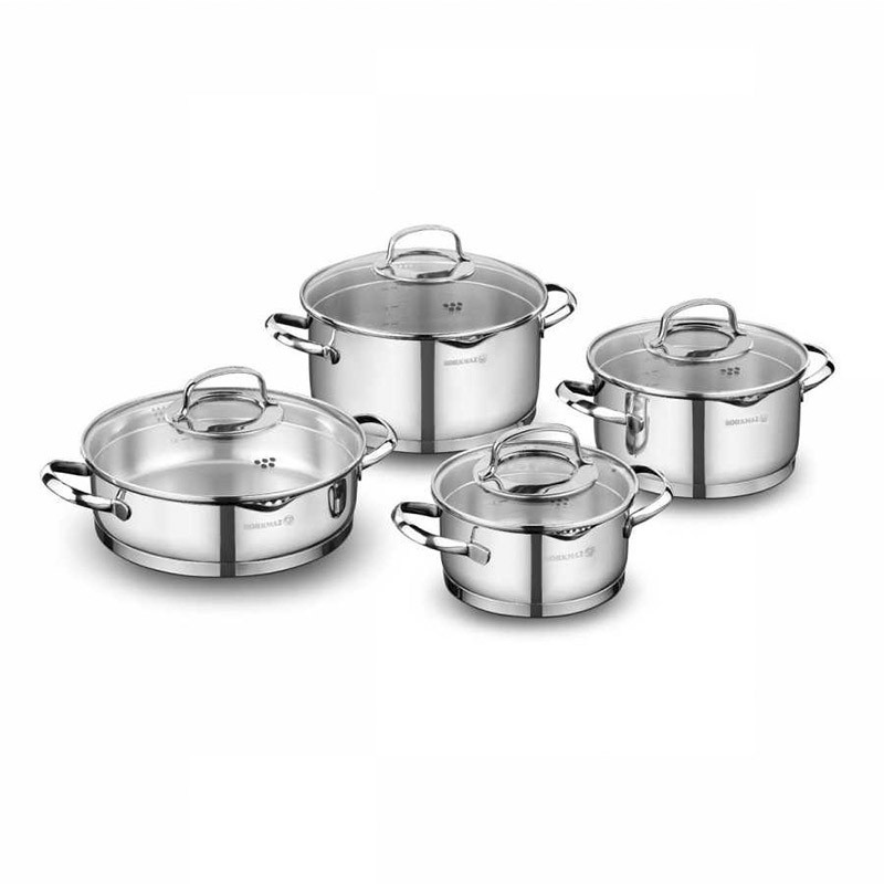 Set COOKWARE de 8 pièces Korkmaz Steama - Inox (A1999)