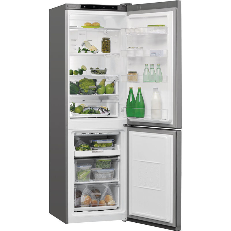 Réfrigérateur Combiné WHIRLPOOL 338 Litres NoFrost Inox (W7811OOX)