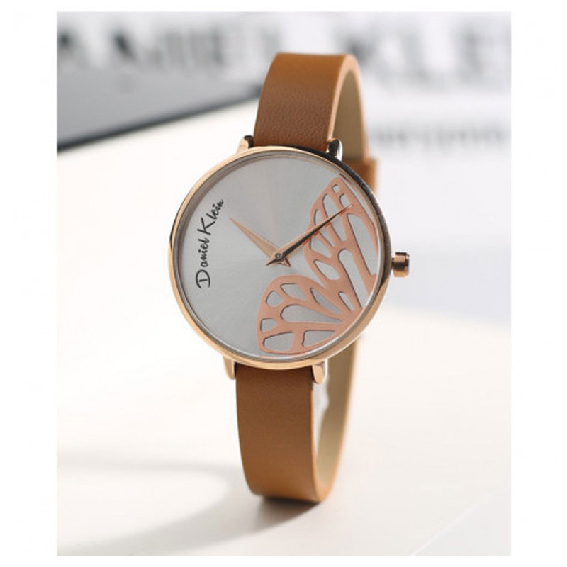 MONTRE FEMME DANIEL KLEIN EN CUIR DK11636-2 - MARRON MONTRE FEMME DANIEL KLEIN EN CUIR DK11636-2 - MARRON