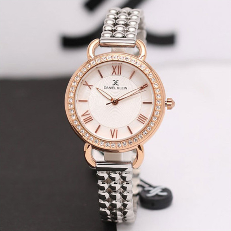 MONTRE FEMME DANIEL KLEIN EN ACIER INOXYDABLE DK11888-4 - SILVER & GOLD MONTRE FEMME DANIEL KLEIN EN ACIER INOXYDABLE DK11888-4 - SILVER & GOLD
