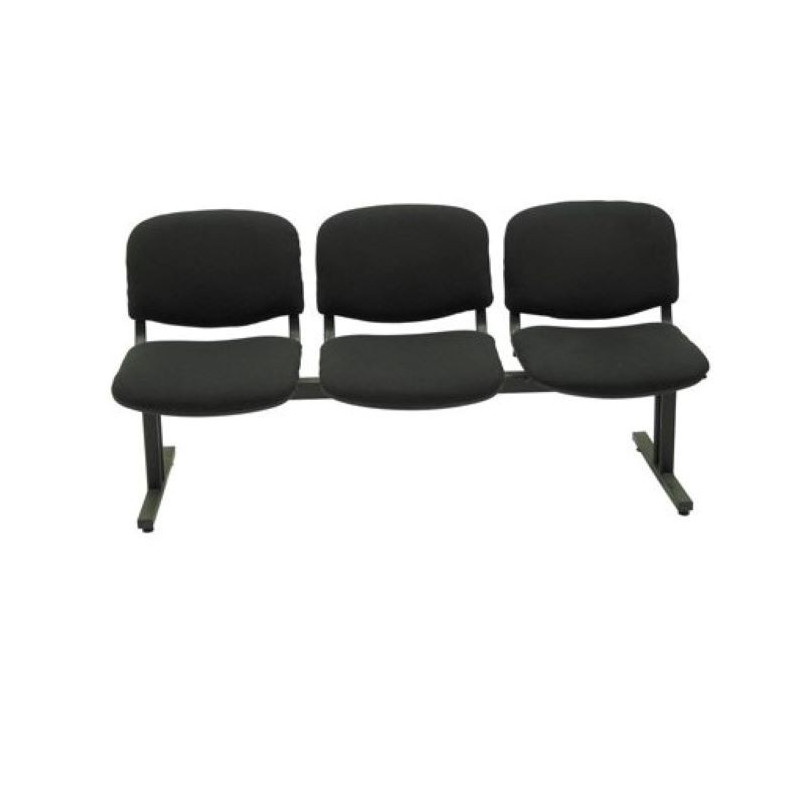 Banquette de réception 3 places - Noir