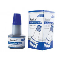 Encre à tampon 30ml Foska bleu