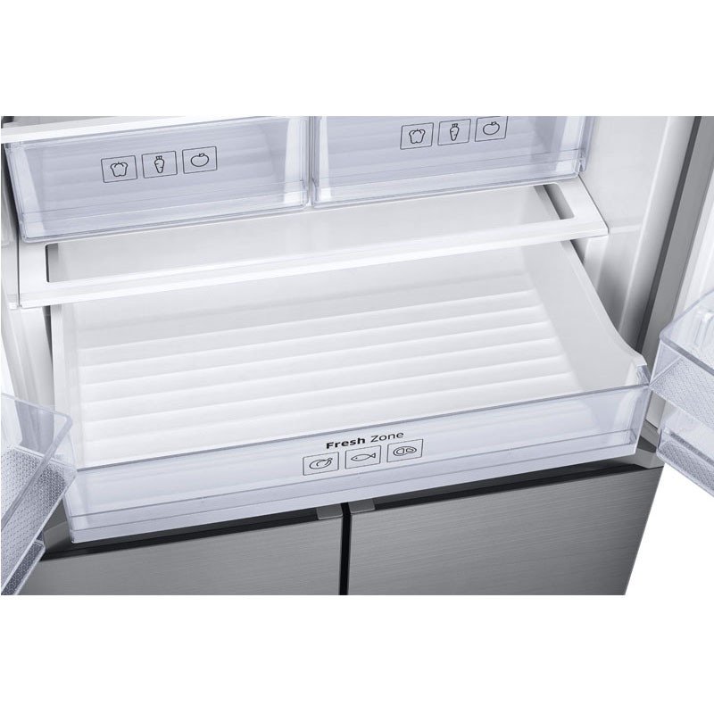Réfrigérateur Samsung Side By Side 486 Litres NoFrost Silver(RF50K5920SL)