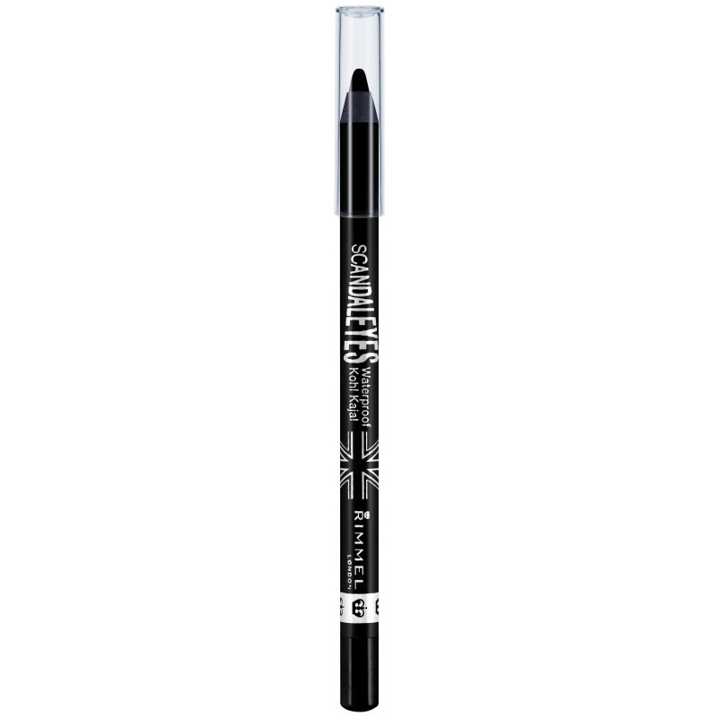 CRAYON KHOL & EYELINER RIMMEL SCANDEL'EYES WATERPROOF - NOIR CRAYON KHOL & EYELINER RIMMEL SCANDEL'EYES WATERPROOF - NOIR