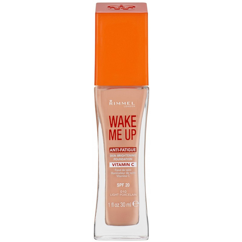 RIMMEL FOND DE TEINT WAKE ME UP N°010 - LIGHT PORCELAIN