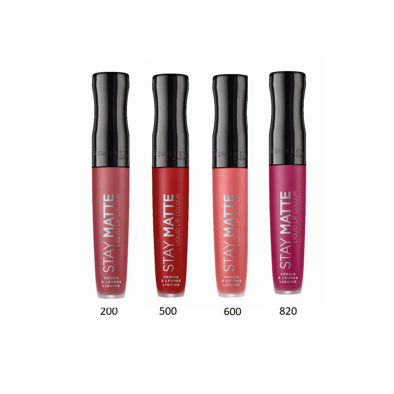 Pack DE 4 Rouges À Lèvres Rimmel STAY MATT GLOSS