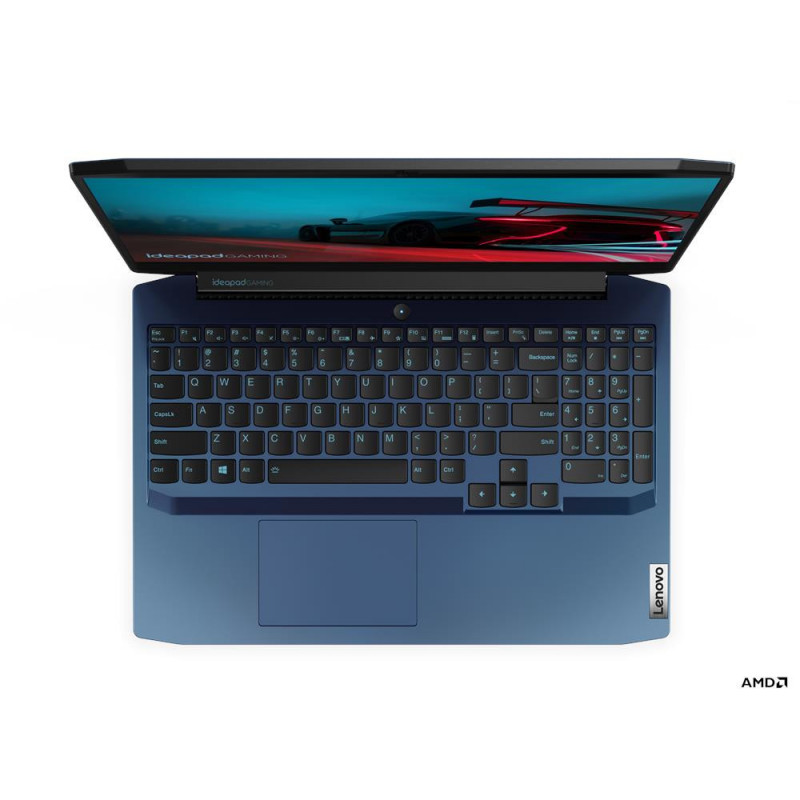 Pc Portable Gamer Lenovo IdeaPad Gaming 3 AMD Ryzen 7 16Go 512 Go GTX 1650 Ti 4 Go GDDR6 Bleu 82EY00H3FG