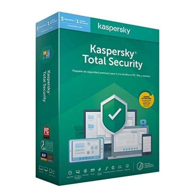 Total Security KASPERSKY 2020 3 Postes / 1an (KL19498BCFS-20MAG)