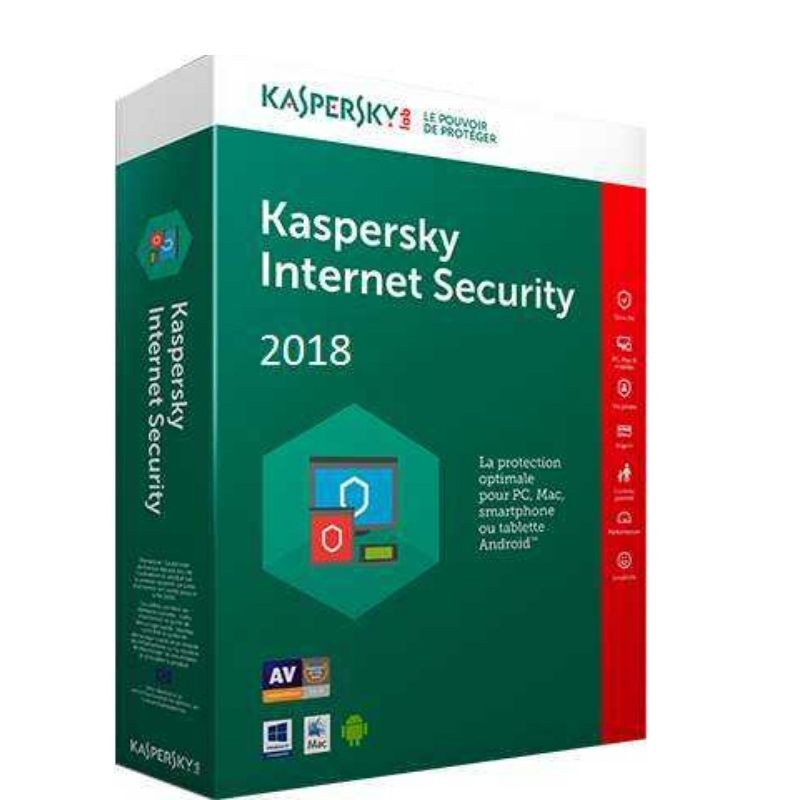Internet Security Kaspersky 2018 - Licence 3 postes 1 an Internet Security Kaspersky 2018 - Licence 3 postes 1 an