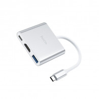 ADAPTATEUR HOCO TYPE C VERS USB 3.0 + HDMI + PD EASY USE