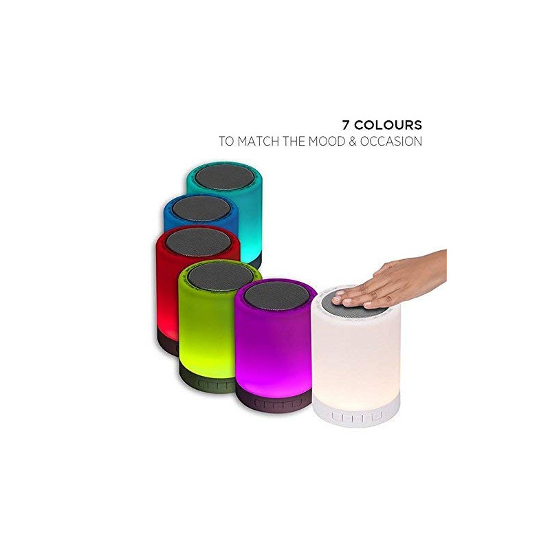 HAUTE PARLEUR BLUETOOTH CL-671 AVEC LED MULTICOULEURS