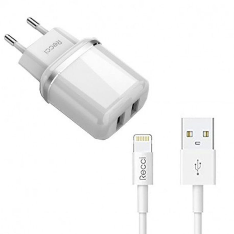 CHARGEUR RECCI IPHONE 2,1A AVEC AFFICHER NUMERIQUE
