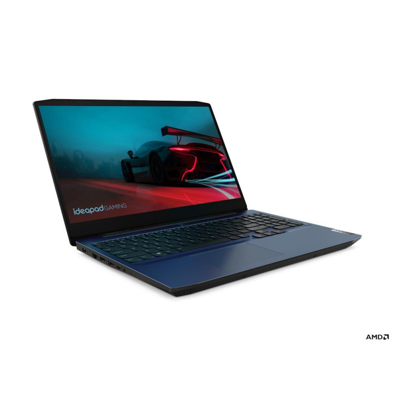 Pc Portable Gamer Lenovo IdeaPad Gaming 3 AMD Ryzen 7 24Go 512 Go GTX 1650 Ti 4 Go GDDR6 BLEU