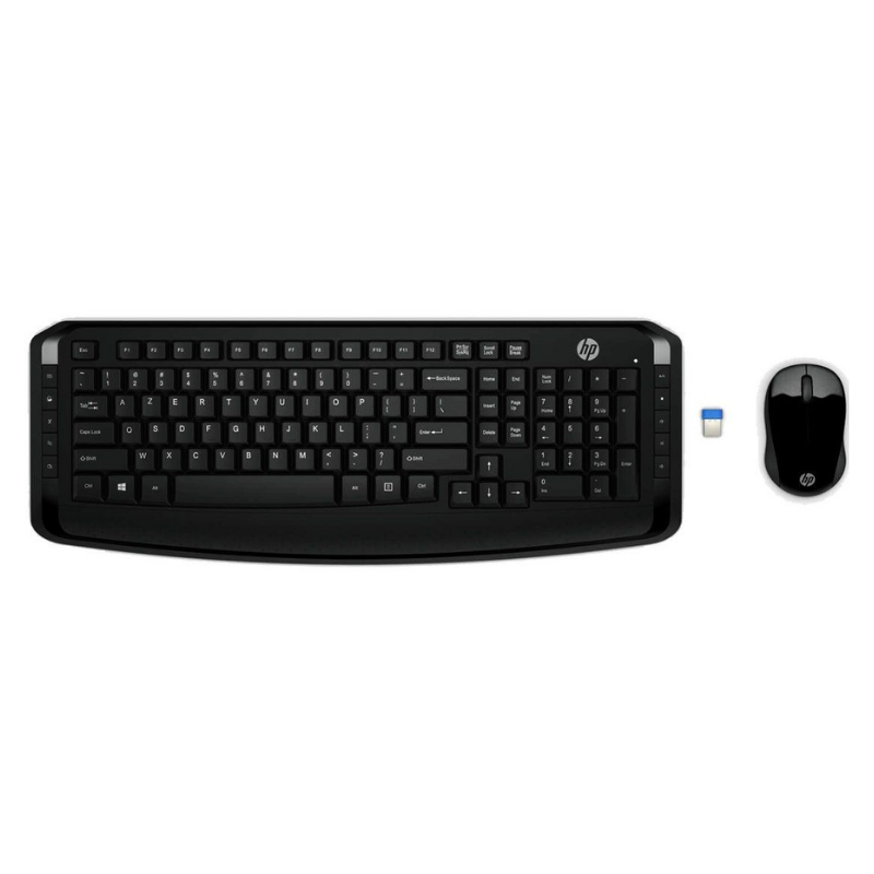ENSEMBLE CLAVIER ET SOURIS HP SANS FIL NOIR ENSEMBLE CLAVIER ET SOURIS HP SANS FIL NOIR