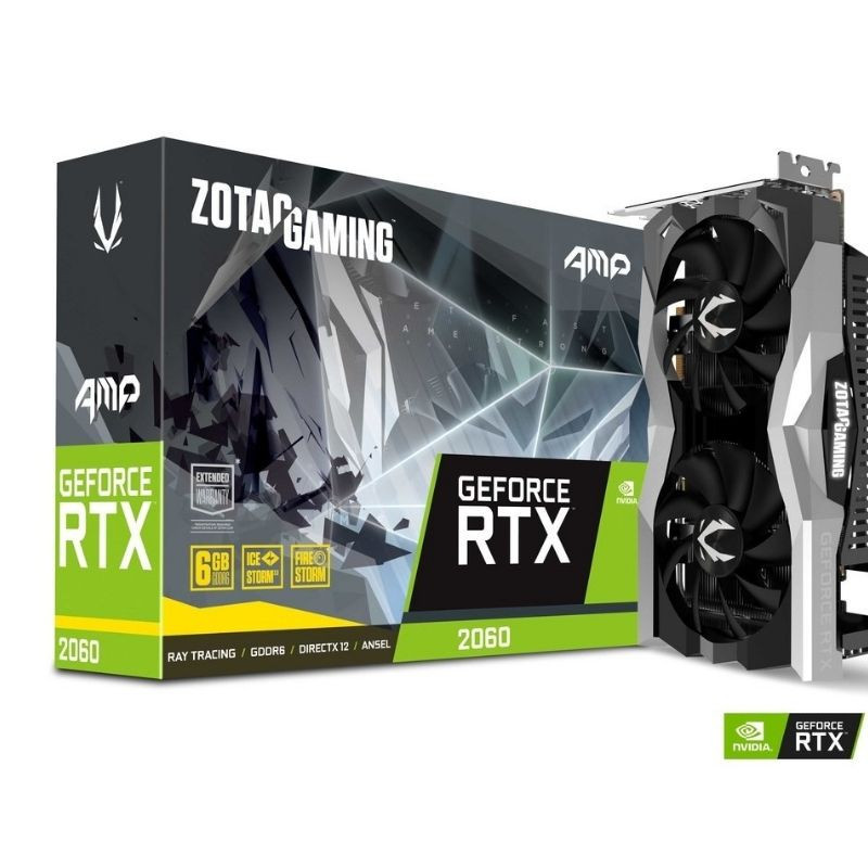 Carte graphique Zotac Gaming GeForce RTX 2060 AMP Edition 6G Carte graphique Zotac Gaming GeForce RTX 2060 AMP Edition 6G