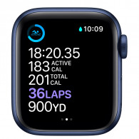 Montre intelligent Apple Watch Series 6 Bleu Montre intelligent Apple Watch Series 6 Bleu