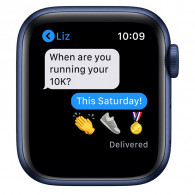 Montre intelligent Apple Watch Series 6 Bleu Montre intelligent Apple Watch Series 6 Bleu