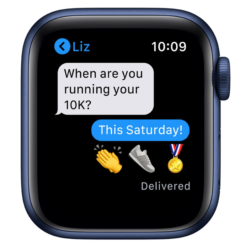 Montre intelligent Apple Watch Series 6 Bleu