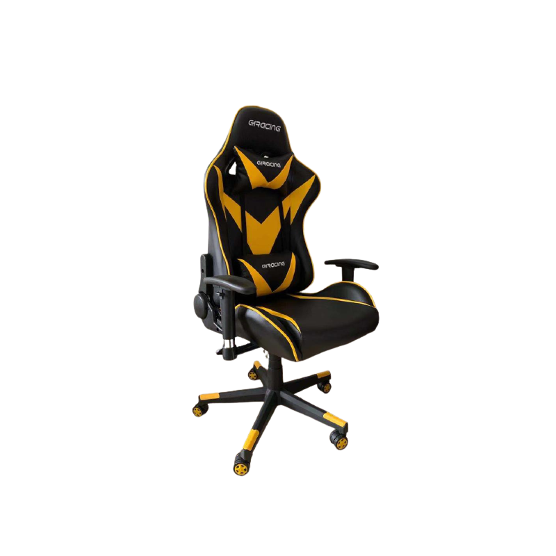 Chaise Pilote Gaming Jaune