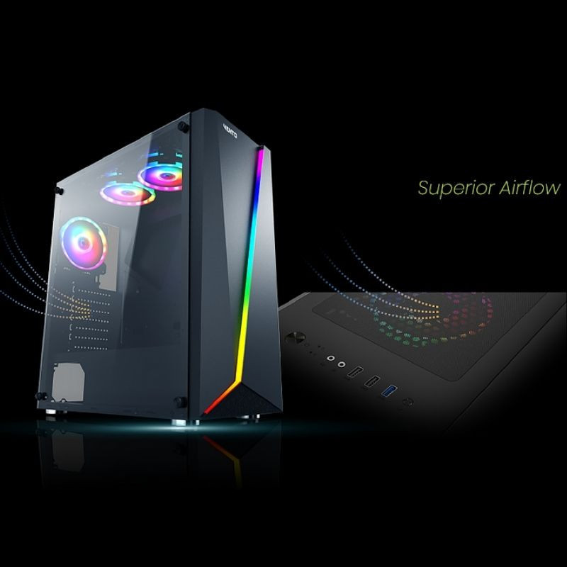 Boitier FSP Vento Venom 180304 + Alim FSP Hydro 500W 80