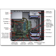Serveur Lenovo ThinkSystem ST50 Xeon E-2126G 16 Go 4To 7Y48A02DEA