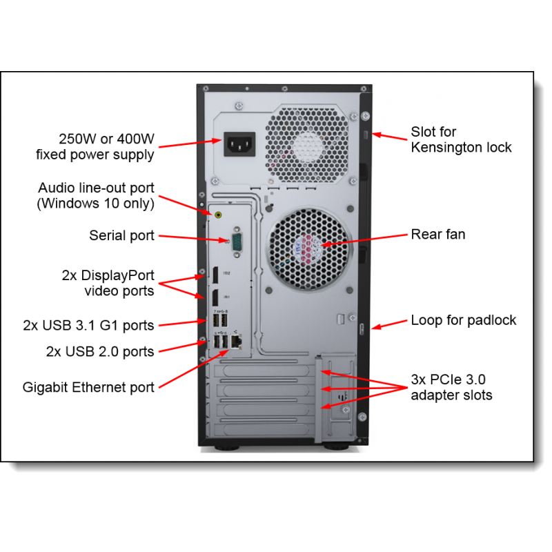 Serveur Lenovo ThinkSystem ST50 Xeon E-2124G 8Go 2To   7Y49A03XEA