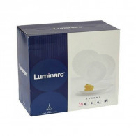 SERVICE A TABLE LUMINARC 18 PIÈCES HARENA - BLANC SERVICE A TABLE LUMINARC 18 PIÈCES HARENA - BLANC