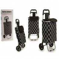 Chariot Marche Rayure Noir