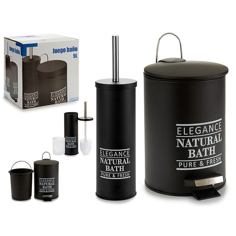 Poubelle 5L Et Porte Brosse
