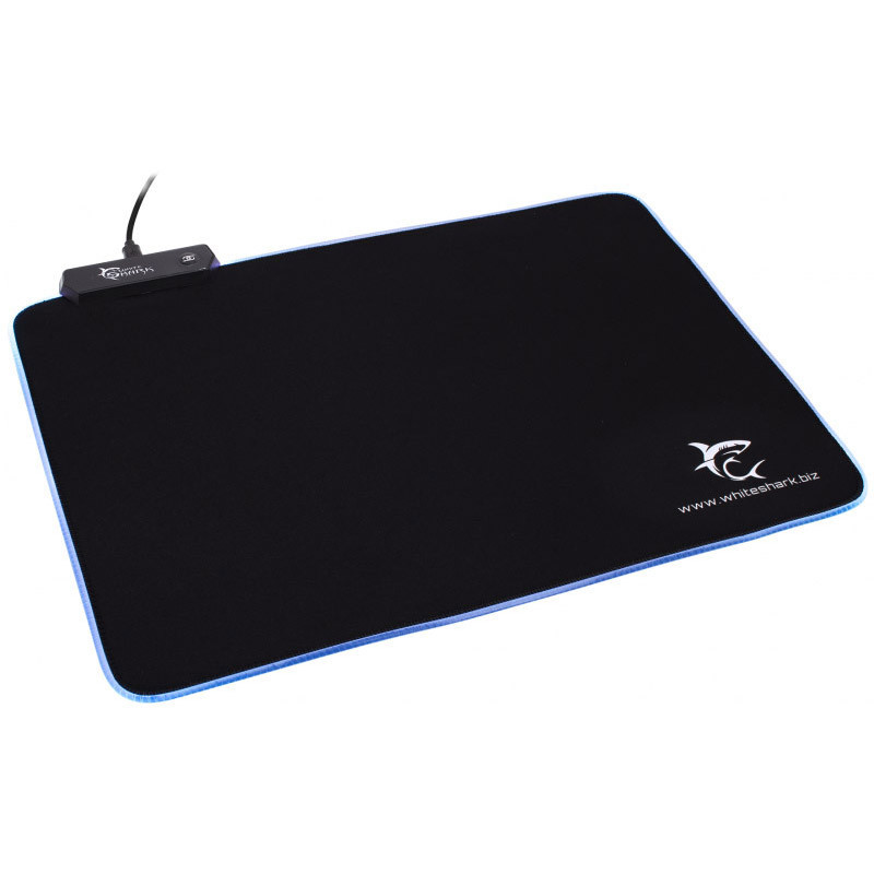 Tapis De Souris Gamer Led WHITE SHARK