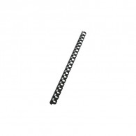 100 Reliures Spirale Plastique 8mm Noir