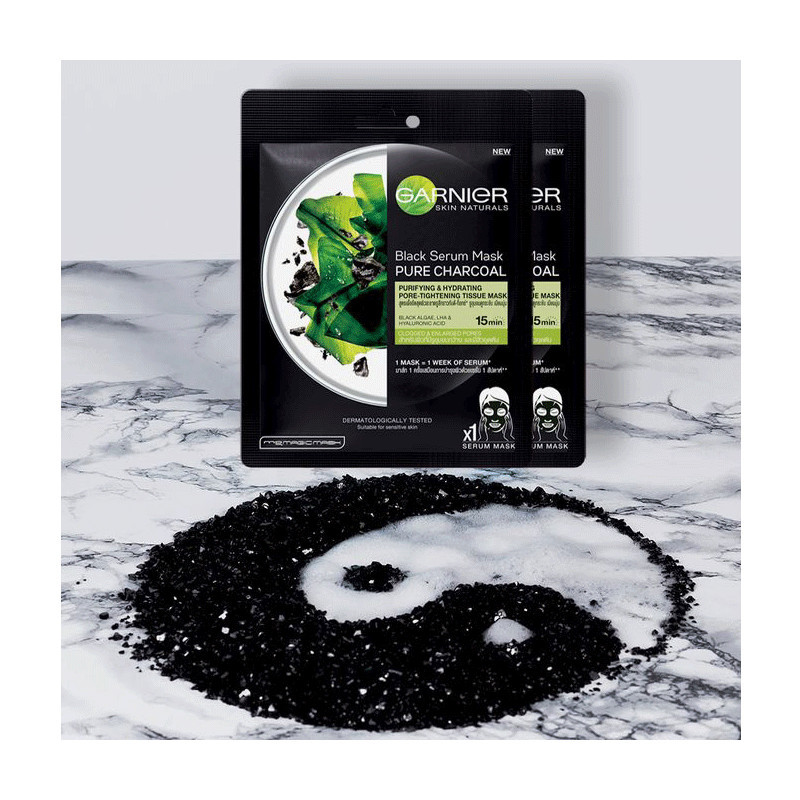 Masque Tissu Charbon Pur Garnier