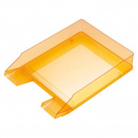 Corbeille A Courrier Fond Plein Orange Transparent
