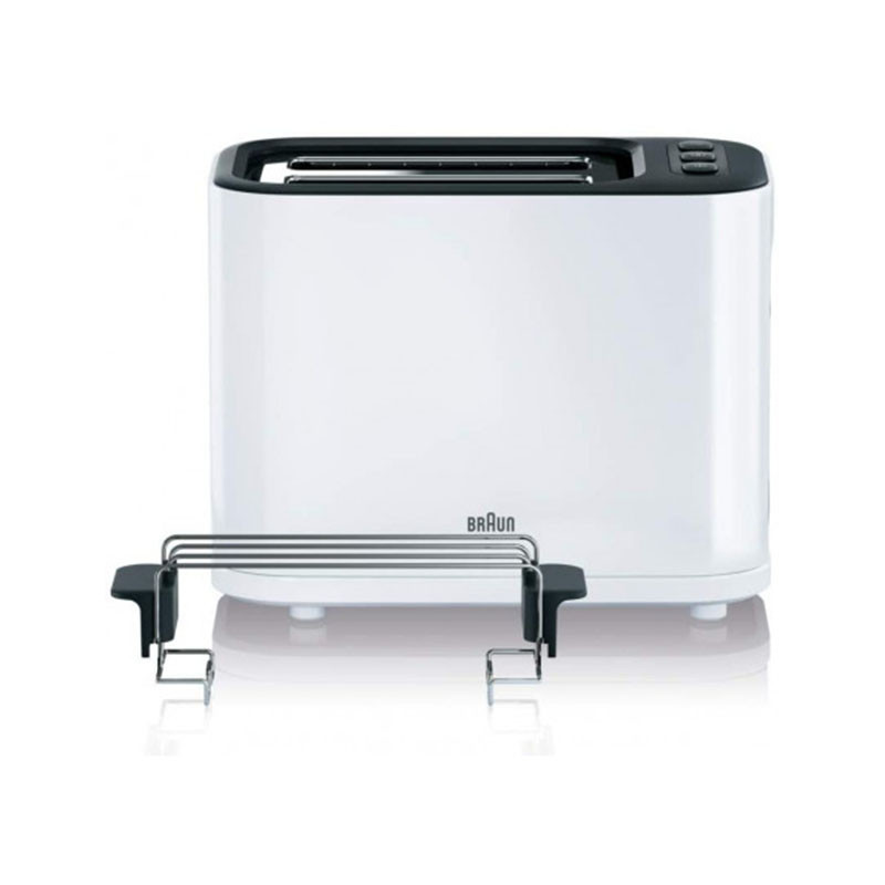Grille Pain BRAUN 1000W Blanc HT450