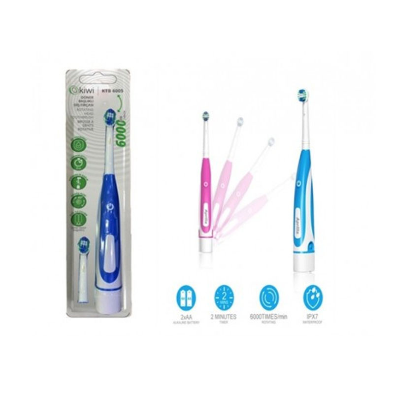 Brosse à Dents à Batterie KIWI + Tête Supplémentaire KTB 6005