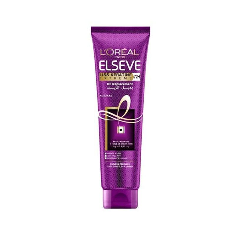 Oil Replacement L'Oréal Elseve à Huile Extra-Ordinaire - Liss Kératine Extrême - 300ml