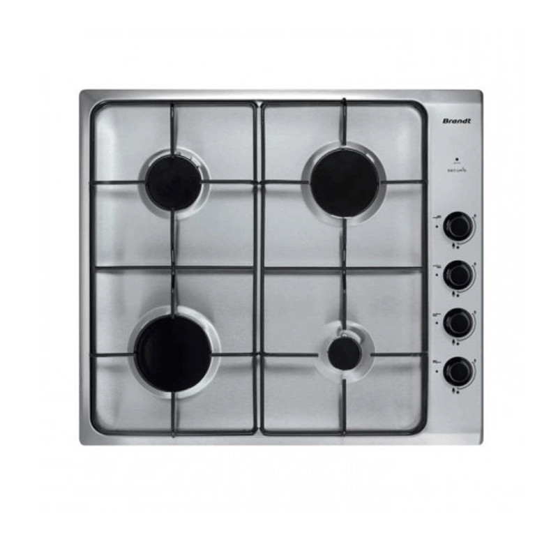 Plaque De Cuisson Brandt 4 Feux Inox 60 Cm - BPE6400X