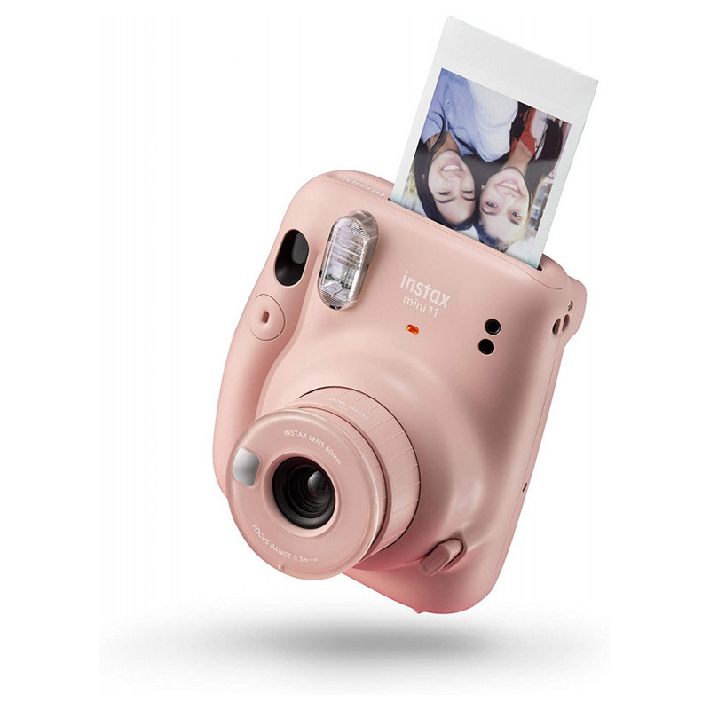 Appareil Photo Instantané Fujifilm Instax Mini 12 + Pack De 20 Films - Couleur Rose Fleur, Facile à Utiliser, Miroir Selfie