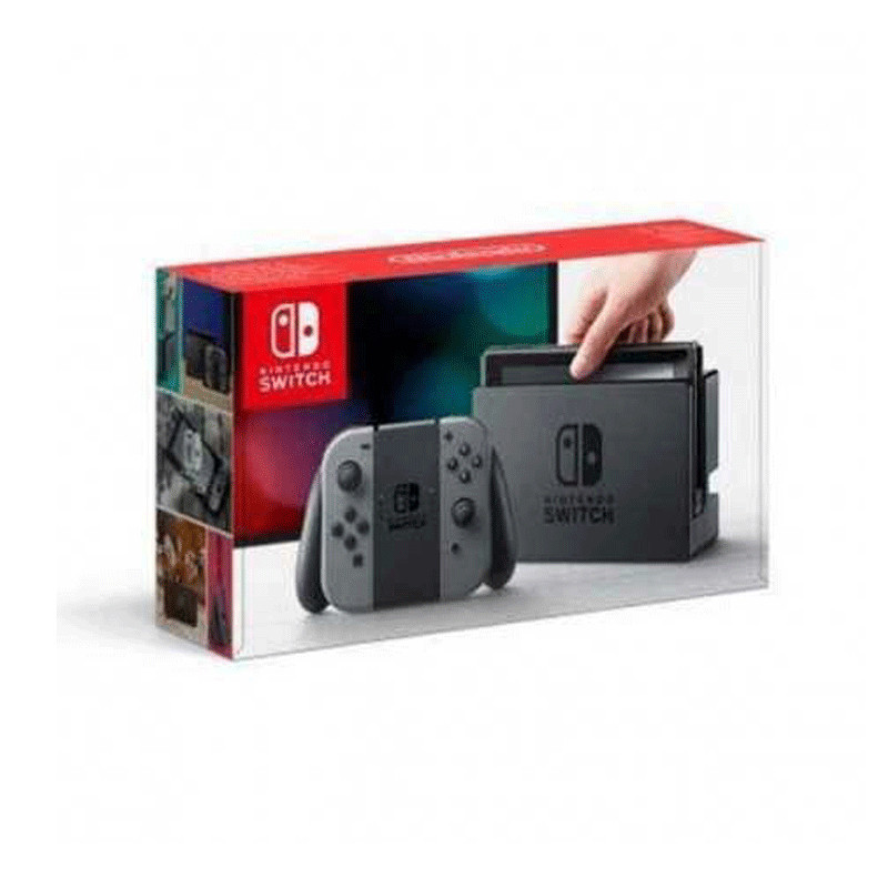 Console Nintendo Switch + Paire De Joy-Con Gris + Jeu Splatoon 2