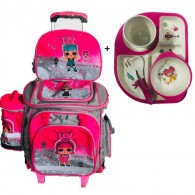 Pack Scolaire 5en1 LOL + Panier À Goûter + Chariot + Lunchbox + Trousse Pack Scolaire 5en1 LOL + Panier À Goûter + Chariot + Lunchbox + Trousse