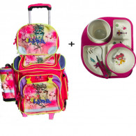 Pack Scolaire 5en1 Lady + Panier À Goûter + Chariot + Lunchbox + Trousse Pack Scolaire 5en1 Lady + Panier À Goûter + Chariot + Lunchbox + Trousse