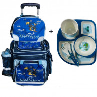 Pack Scolaire 5en1 Skateboard + Panier À Goûter + Chariot + Lunchbox + Trousse Pack Scolaire 5en1 Skateboard + Panier À Goûter + Chariot + Lunchbox + Trousse
