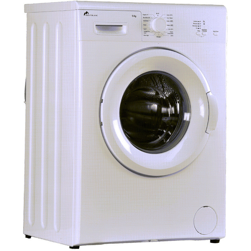 Machine à laver Mont Blanc 5 Kg Blanc (WU642)