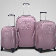 Set De 3 Valises Polo Rose
