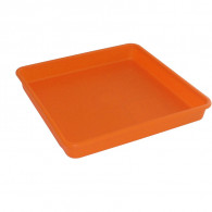 Soucoupe Linéa Carré 12x12cm Viomes Orange