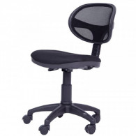Chaise de Bureau Piccolo petit Taille sans accoudoirs - Noir