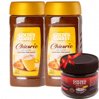 Pack Golden Coffee De 2 Chicorés Café (200g x2) + Bocal Golden Coffee 25Gr gratuit